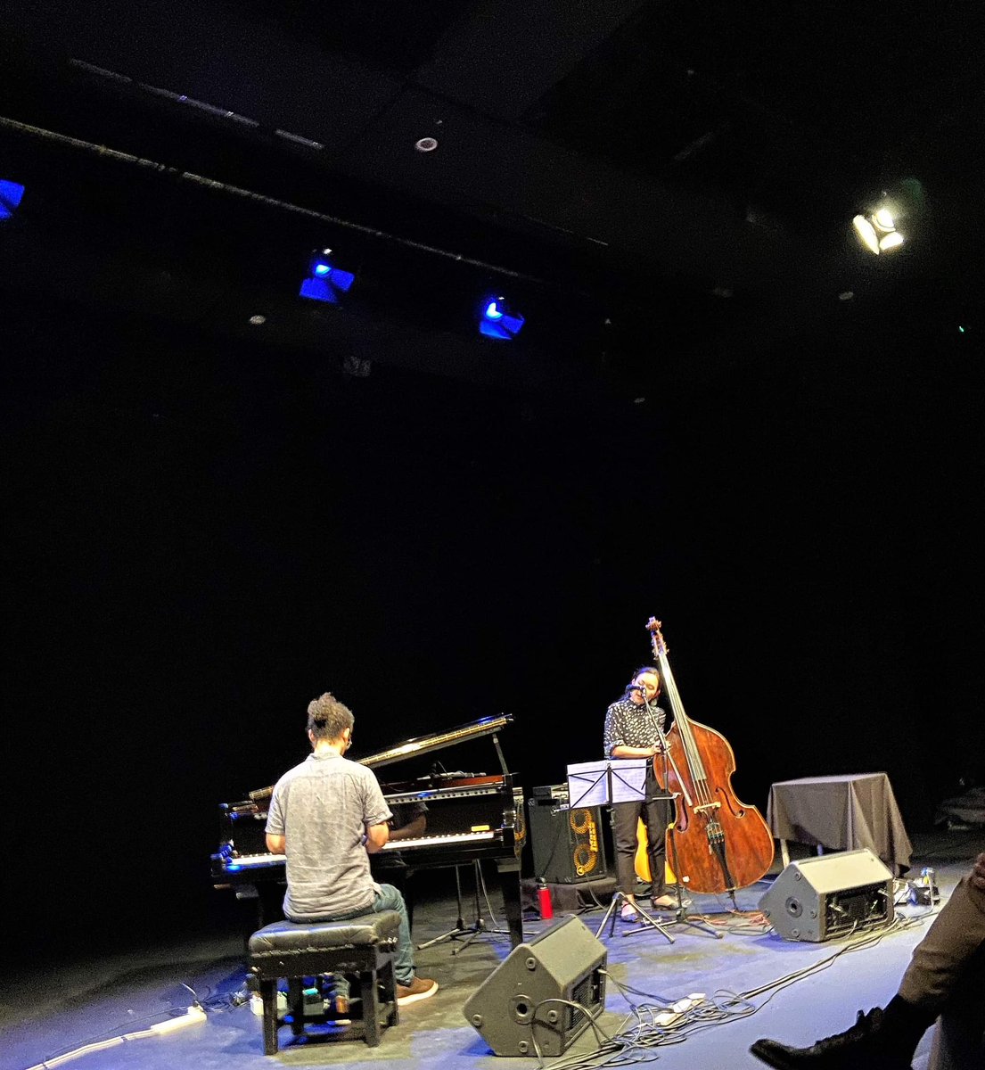 Fiachra Ó Céilleachair (@fiachraocr) on Twitter photo New York’s contemporary #jazz scene came to #Waterford last night.
Presented by <a href="/MusNetIrl/">Music Network</a> in <a href="/garterlane/">Garter Lane Arts Centre</a>, Grammy award winning <a href="/lmoh000/">Linda May Han Oh</a> on bass and Grammy nominated <a href="/FabianAlmazan/">Fabian Martinez Almazan</a> on piano enthralled this audience on the 4th of a 9 date Irish tour. New York’s contemporary #jazz scene came to #Waterford last night.
Presented by <a href="/MusNetIrl/">Music Network</a> in <a href="/garterlane/">Garter Lane Arts Centre</a>, Grammy award winning <a href="/lmoh000/">Linda May Han Oh</a> on bass and Grammy nominated <a href="/FabianAlmazan/">Fabian Martinez Almazan</a> on piano enthralled this audience on the 4th of a 9 date Irish tour.