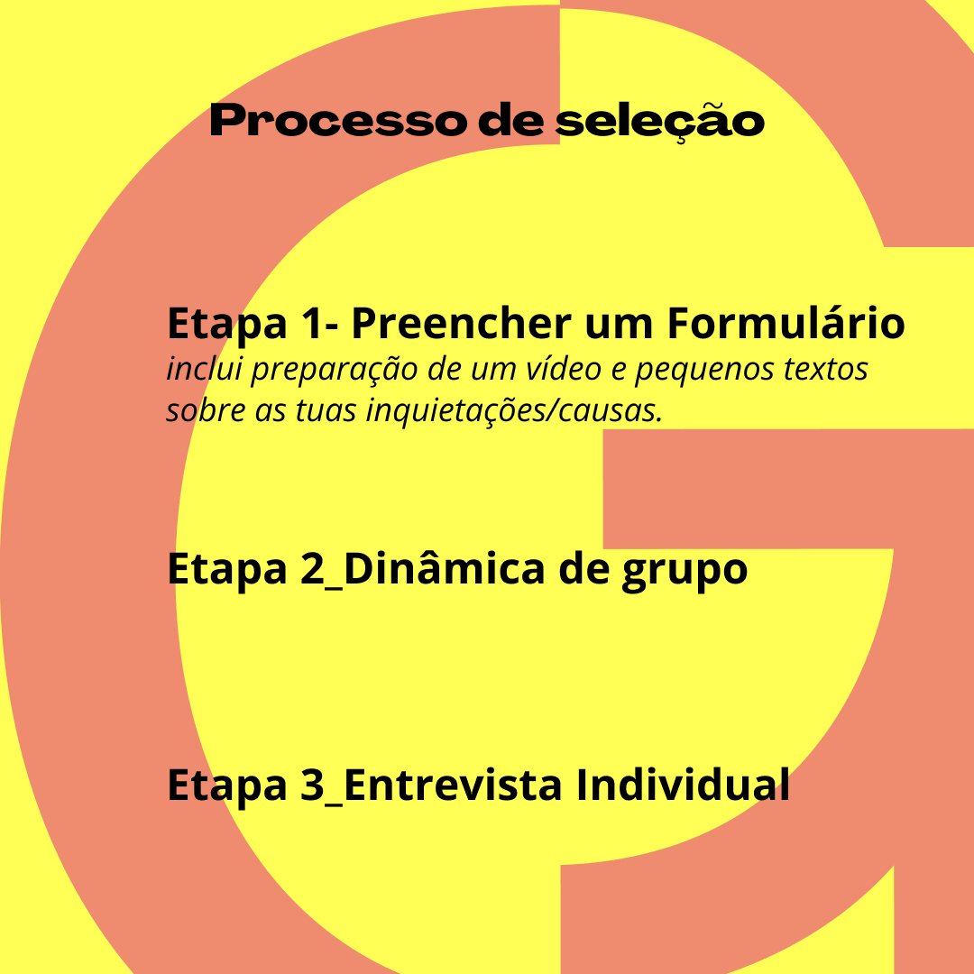 As candidaturas para a 3a edição da Próxima Geração acabam amanhã 🚨👇

<a href="/rmarvao/">Ricardo Marvão 🇵🇹🇫🇷</a> <a href="/joaofigcosta/">João Figueirinhas Costa</a> <a href="/AdrianFCardoso/">Adriana Cardoso</a> <a href="/LuisMLacerda/">Luís Miguel Lacerda</a>