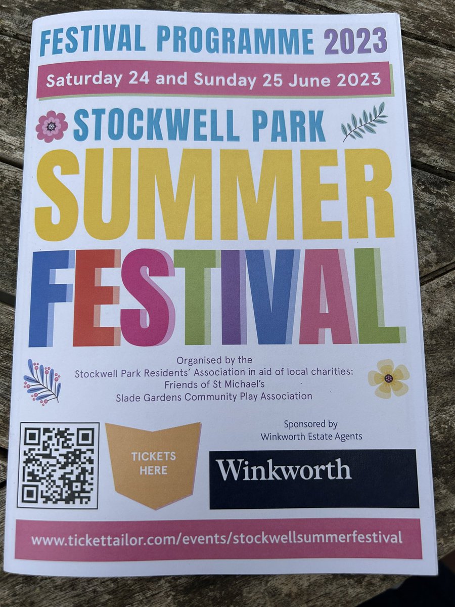 We’ve bought tickets to the Stockwell Park Summer Festival next weekend. The Vicar is judging the Pet Show (what else are vicars for?) and St Michael’s church is proud to be hosting the Festival Service on Sunday 25 June at 10.15am. All are welcome to all events. @SouthwarkCofE