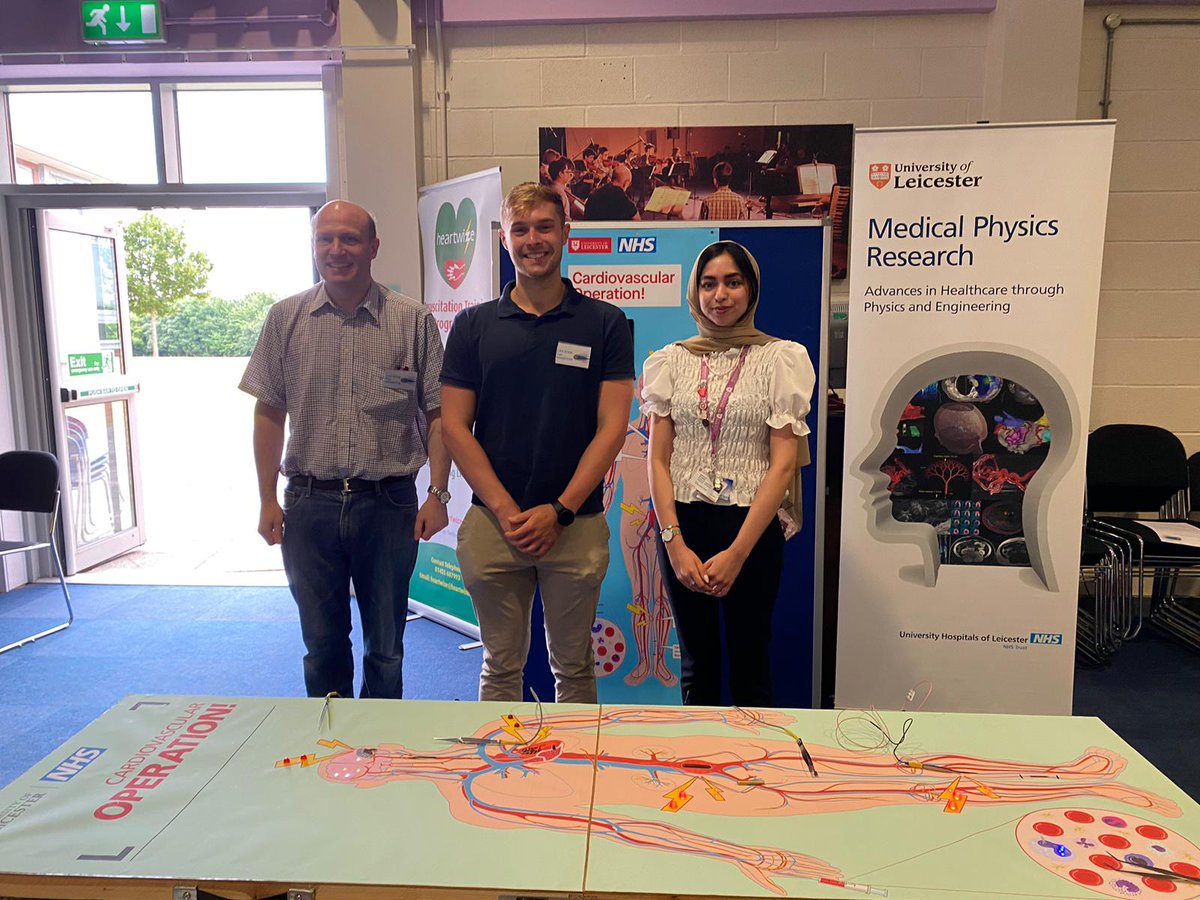 Come down and see us at the Bright Sparks STEM Fair at Leicester Grammar school between 10am and 3pm today to hear about the exciting opportunities Cardiovascular Sciences offers and try your hand at the Cardiovascular Operation game!