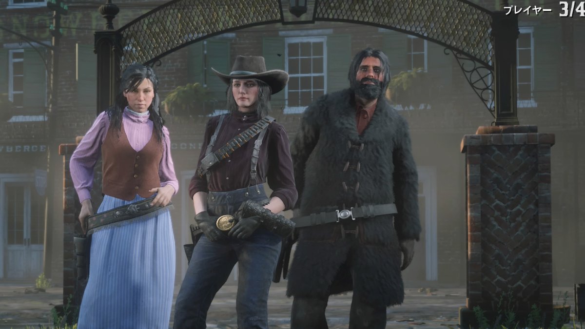 #RDO, #RedDeadRedemption2 
キャラメイクやり直しました。難しい…