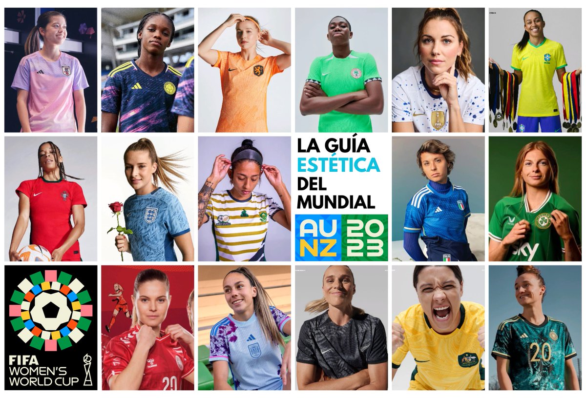 ♀️👕 El auge del fútbol femenino se explica en términos de popularidad social, relevancia mediática o profesionalismo. Otro indicador del crecimiento es el indiscutible nivel estético de sus camisetas.

Repasamos las de la #FIFAWWC. Porque toda fiesta necesita su dress code 🧵