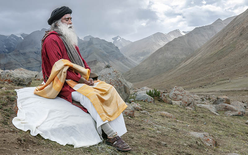 Bound by time, you are in haste. Rooted in the Eternal, you are governed by Grace. #SadhguruQuotes