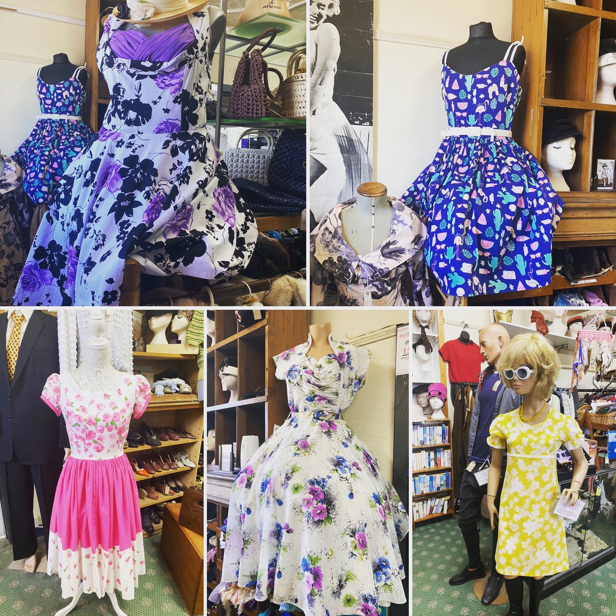 What a weekend to wear a summer frock and unit 32 has plenty to choose from. #vintagedresses #vintageclothes #summerfrocks #summerdresses #vintagesummer #vintagefashion #ladiesvintage #vintagewedding #astraantiquescentre #hemswell #lincolnshire