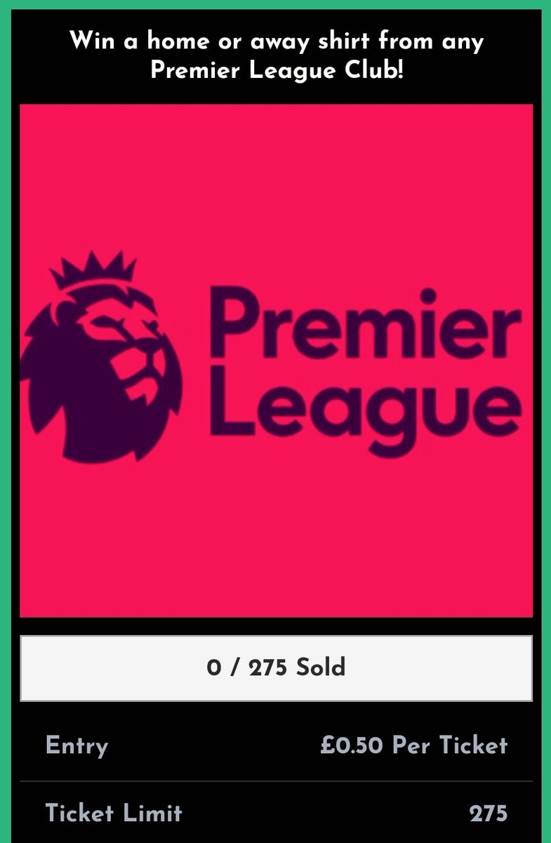 Win a 2023/24 Home or Away shirt for any Premier League club! Tickets are only 50p each and you can buy as many as you like! Head to threadsfortheterrace.co.uk to purchase your tickets! #epl #PremierLeague