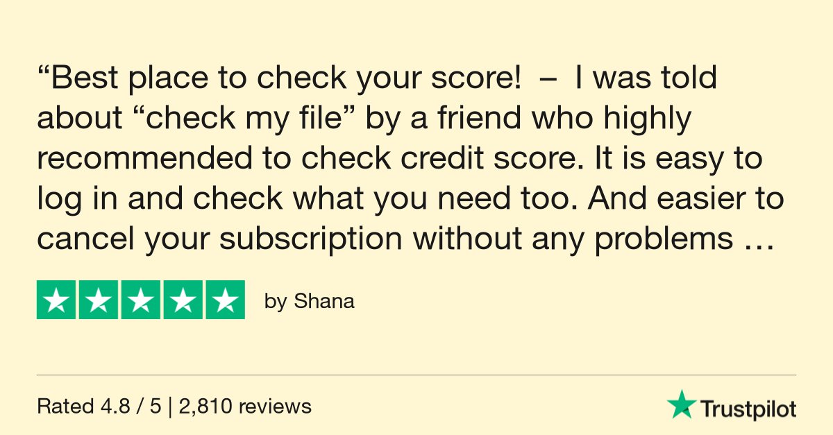 💃 Review of the Day 💃 We are pleased to hear that you would recommend us to others, Shana! #trustpilot #creditfile #creditscore