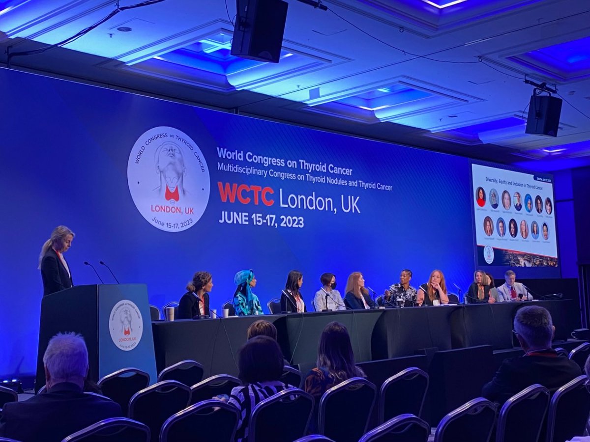 Day 3 featuring the DEI panel at #wctc2023 in London. #thyroidcancer