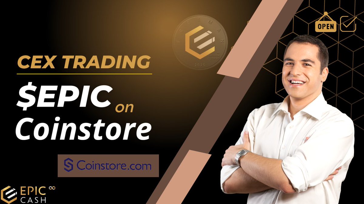 🔥 Discover #EPICCASH on Coinstore! 💥 Protect your financial privacy with $EPIC, the P2P e-money of the future. 🌐🔒 Trade the EPIC/USDT pair now and dive into the financial privacy revolution. 🚀✅

#crypto #privacy  #trading #EPICCASH #Coinstore #Beauty