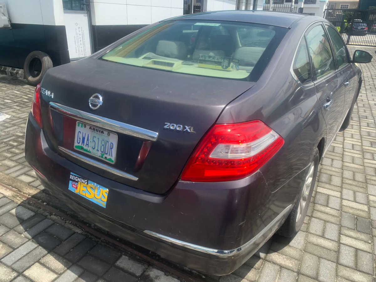 Neatly used 2008 Nissan Teana with nothing to fix. (First body)
Engine,AC and gear is topnotch!
Price:#1.650m
Location:Lagos
Call:07034524511
@_DammyB_ @SouthcarNg @AutosKd @McphillipsID @retweets_9ja @AutosGidi #CAMON20Series #Extraction2 #AsariDokubo #Phyna @softcarsng