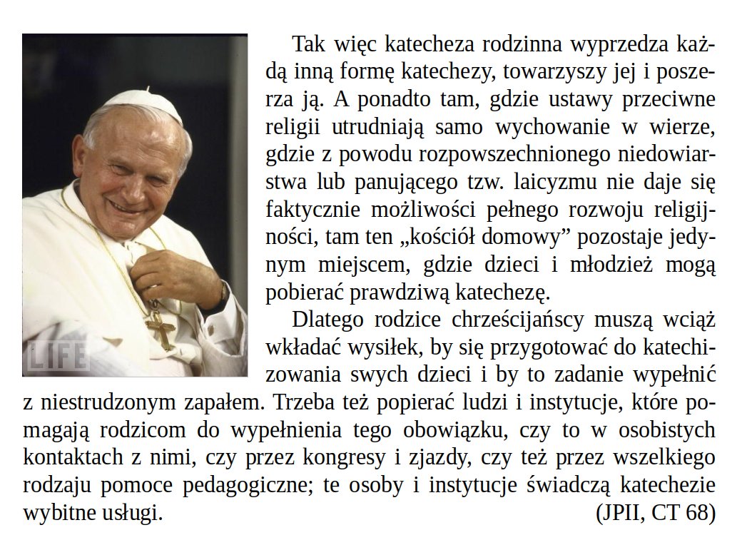 Nauczanie św. #JPII, #katecheza #rodzina