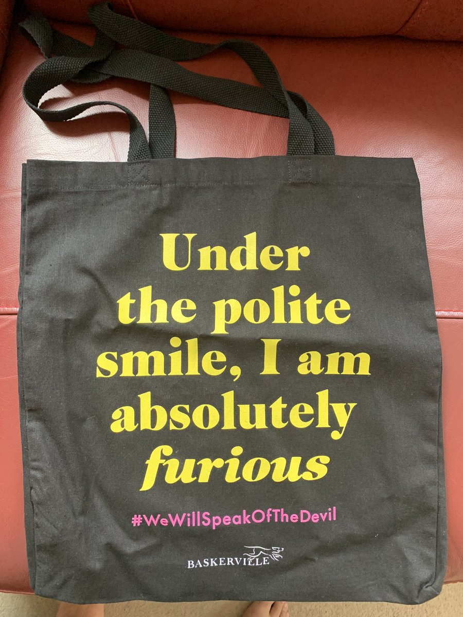 In love with my new tote bag 😍 #RoseWilding #SpeakOfTheDevil #WeWillSpeakOfTheDevil