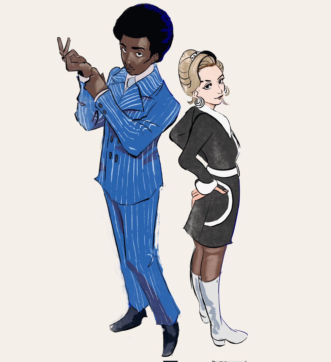 Grooooovy. (Or was that the seventies? Idk)
#DoctorWho #NcutiGatwa #doctorwhofanart