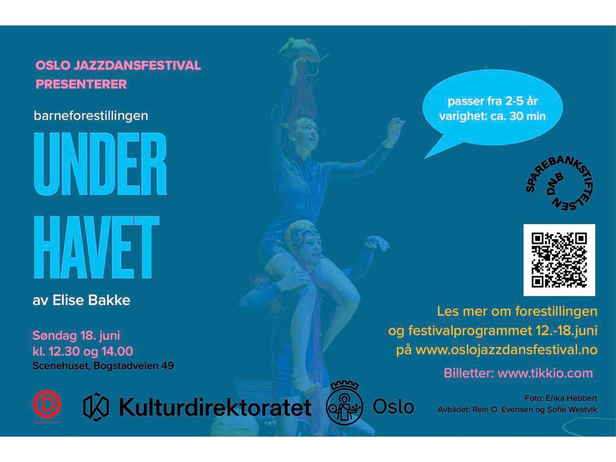 Populær barneforestilling spilles i Bogstadveien 49 på Majorstua, søndag kl. 12:30 &amp; 14:00 🐙
tikkio.com/organizer/1064…