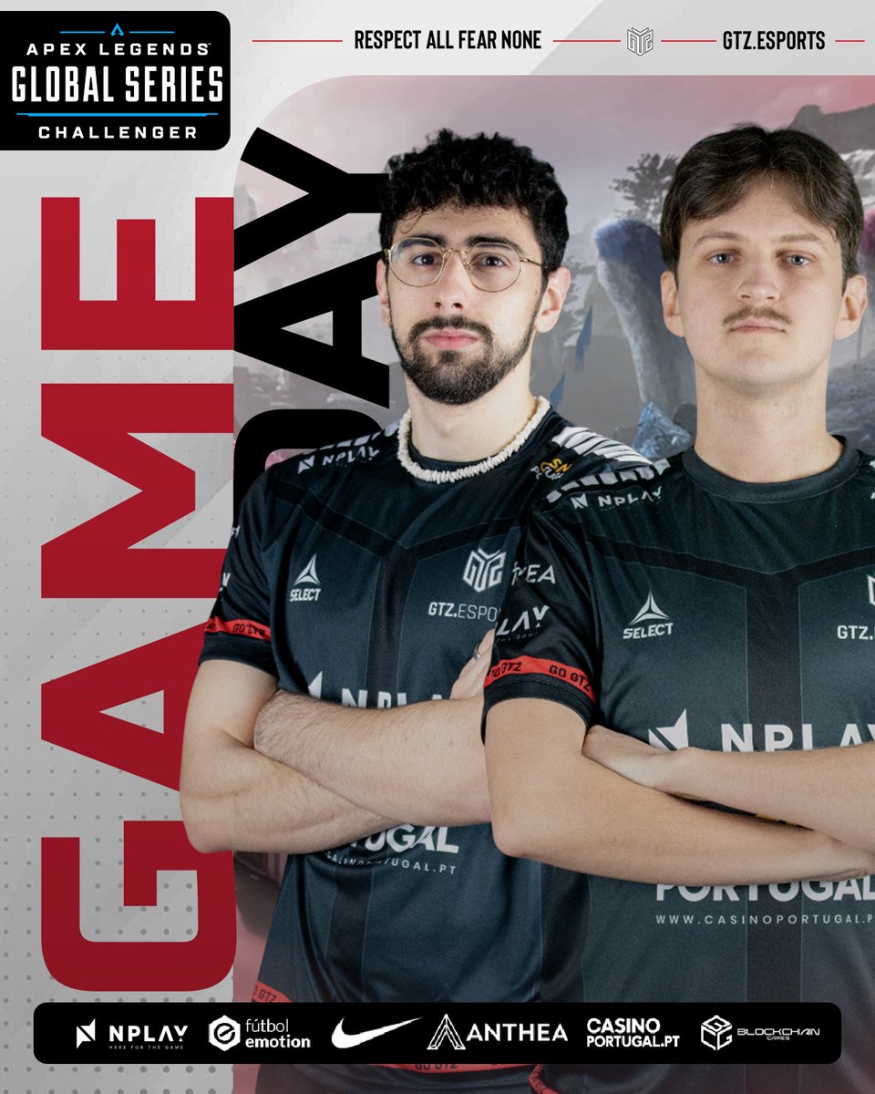 A nossa equipa <a href="/PlayApex/">Apex Legends</a> joga hoje para a ALGS CHALLENGER CIRCUIT SPLIT 2 💥

🏆 ALGS CHALLENGER CIRCUIT SPLIT 2 !
ℹ️ battlefy.com/apex-legends-g…
⏰ 12H00
📺 twitch.tv/gtz_silva 

🔫 <a href="/RicardoEmfm/">Silva</a> | <a href="/HOTE1TTT/">HOTE1T</a> | <a href="/Lixooxi/">Lixo</a>

#RespectAllFearNone #APEX