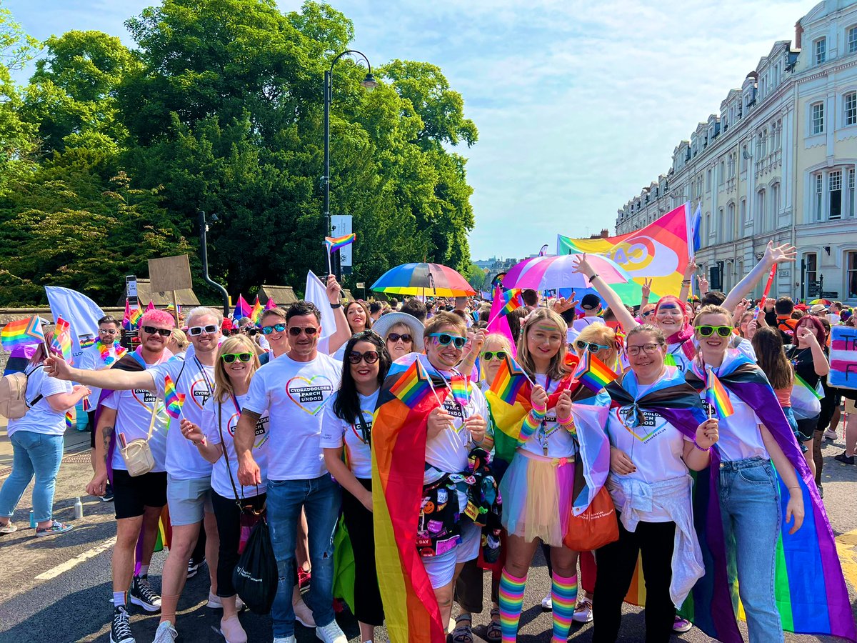 Team Cymoedd at pride #pridecymru @colegycymoedd <a href="/pridecymru/">Pride Cymru</a>