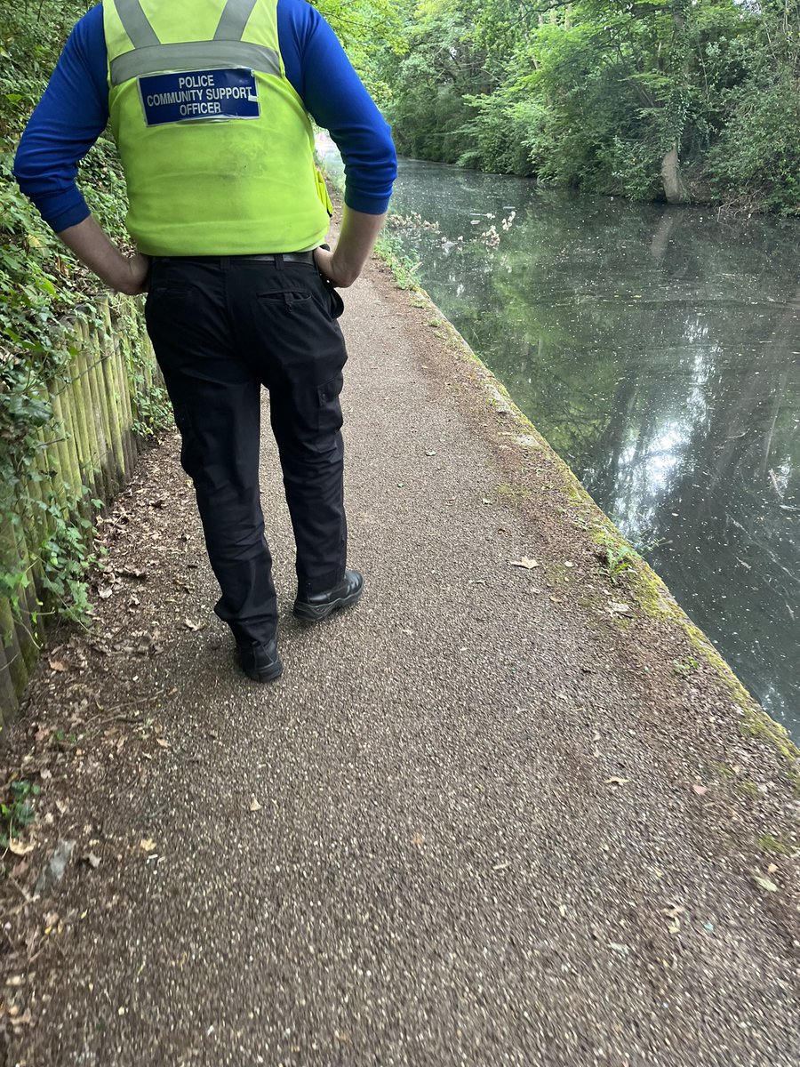 Officers are out today on foot patrol in and around Acocks Green and on the canal tow path engaging with members of the public and looking out for any local ASB #communitypolicing