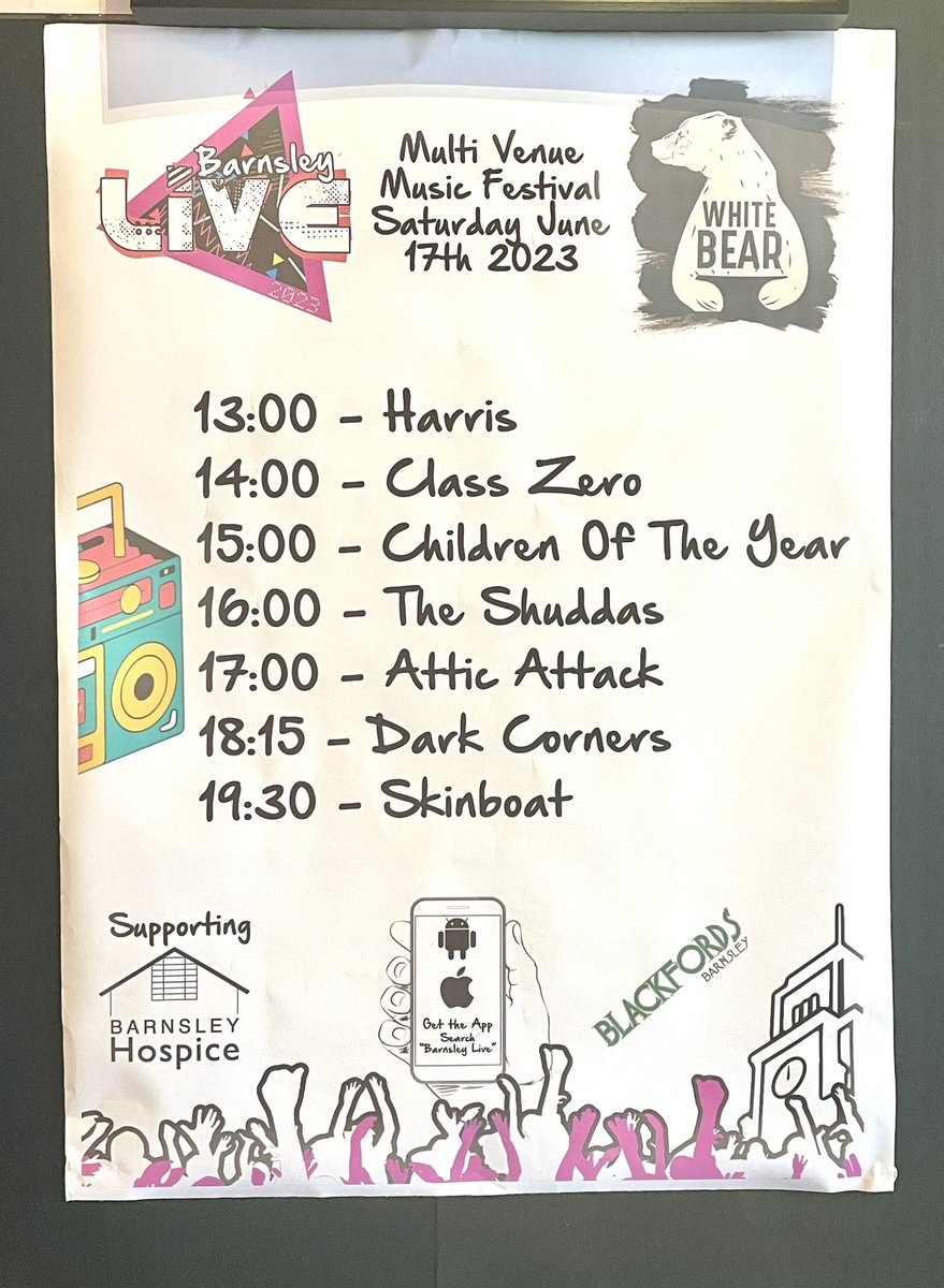 Ashley Lloyd (@ashleylloydw7) on Twitter photo fantastic line up today looking forward to another fantastic <a href="/BarnsleyLive_/">Barnsley Live</a> at The Whire Bear fantastic line up today looking forward to another fantastic <a href="/BarnsleyLive_/">Barnsley Live</a> at The Whire Bear