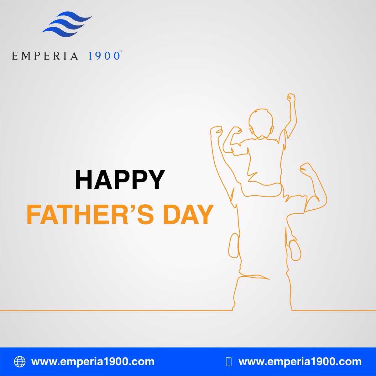 EMPERIA1900's tweet photo. #HappyFathersDay to all the wonderful #fathers in our organization and beyond. May this day serve as a reminder of the enormous joy, love, and fulfillment that comes with becoming a father.👨👧👦
#dads #dadjokes #SorryDads #fathersdaygift https://t.co/WuYtWeeDYv