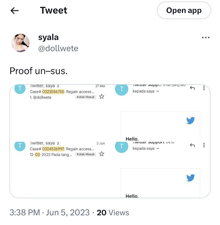 sweeteahoneyy's tweet photo. ⠀⠀   
🐈💬 wts acc akun kosongan bekas 🍣 perm

★ : ada proof unsus jelas
★ : masuk ht mt non moots
★ : go green &amp; tahan banting
★ : verif all, mastip nomor mati

💰: 5x

୨୧   ꒰   #zonauang #zonaba   ꒱  ୨୧ https://t.co/b7VBbWVWS3