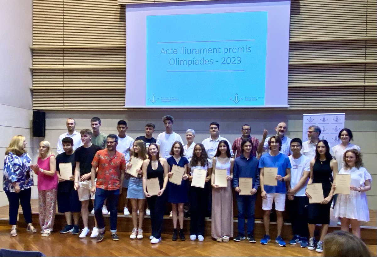 4 premis per Guindàvols: Yassin Tanane, Martí Belana i Mar Carrera reben els premis de les Olimpíades de Geologia i Biologia, en un acte celebrat a la Sala Víctor Siurana de la UdL. 
<a href="/mercedelbarrio1/">mercedelbarrio</a> <a href="/laurasegre/">LauraLa</a> <a href="/UdL_info/">Universitat de Lleida (UdL)</a>