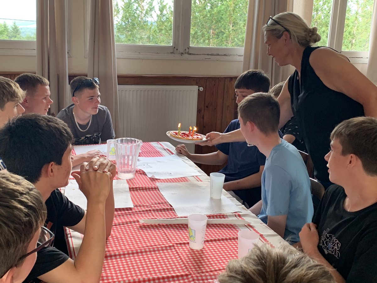 krishartley55's tweet photo. A cake at Club Correze for birthday boy Dan @gsa_clubcorreze https://t.co/WCVtAOQG6R