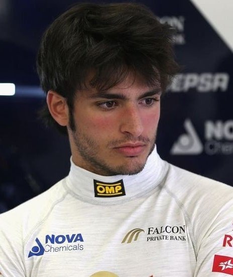 getting into F1 because this is just crazy. carlos sainz jr wow