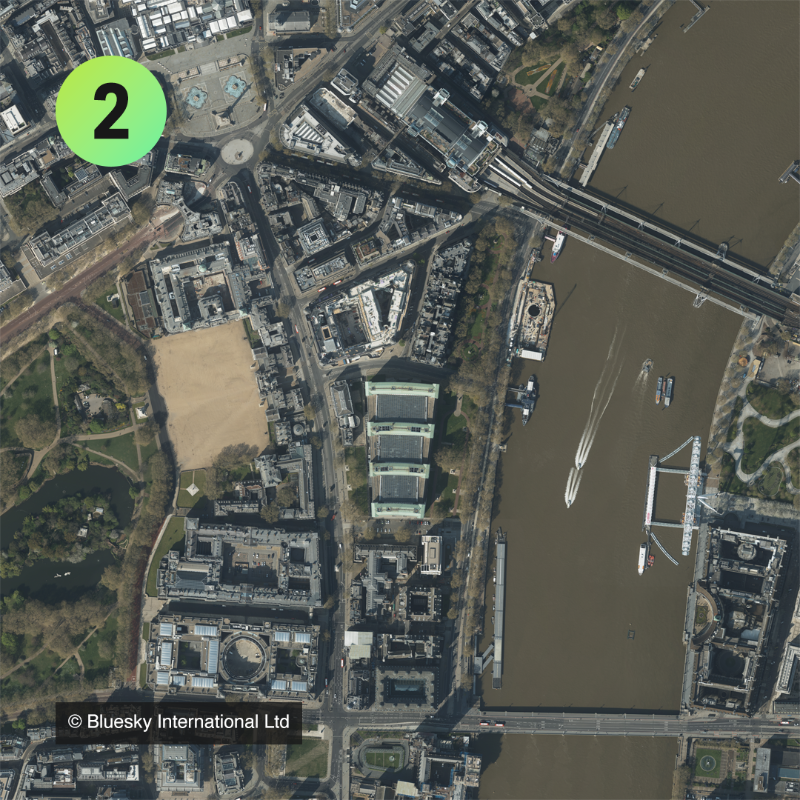 GeospatialC's tweet photo. Last week we launched our UK Geospatial Strategy 2030. 🚀

In the report, we included five beautiful aerial photographs of locations across Great Britain from our partners @Bluesky_int and @GetmappingLtd.

Can you guess the locations? 🤔