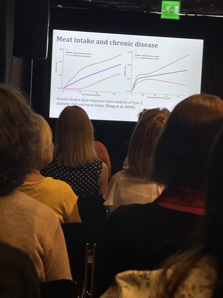 Worried about bowel cancer risk and processed meat intake? Be MORE worried about risk of diabetes ⁦@EdinburghUni⁩ ⁦@ISBNPA⁩ #isbnpa2023