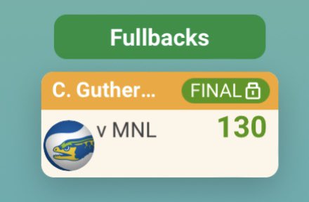 king coming in clutch once again i’ll take my 260 with a very depleted super coach team thank you  #NRLEelsManly