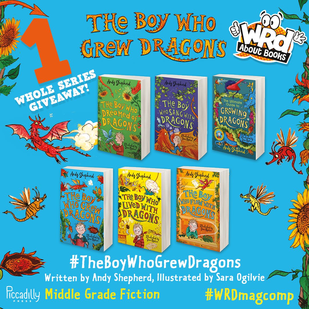 To celebrate the 5th anniversary of <a href="/andyjshepherd/">Andy Shepherd</a>’s laugh-out-loud, heartwarming story about Tomas, #TheBoyWhoGrewDragons 🐉🔥👦🏽we are giving away one full set of the series, to one lucky winner!
To enter the draw, RT/Flw by June 23 - UK only
@PiccadillyPress #WRDMagComp