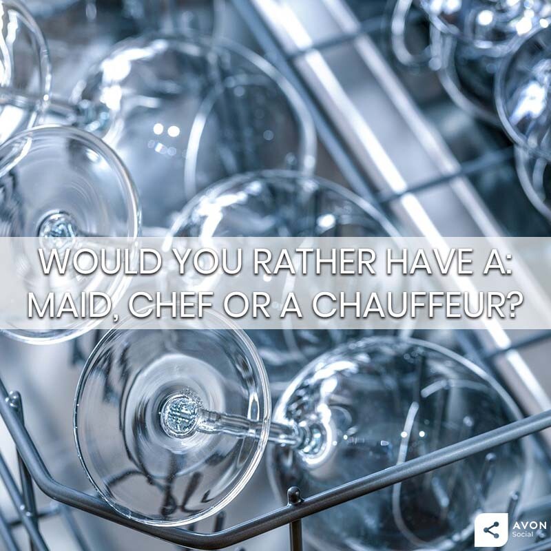 Ooh choices. 🤔
I do not even know what I would choose, there is so many great things about all of them!
What would you pick?
#Choices #Maid #Chef #Driver #Chauffeur #WouldYouRather #DecisionsDecisions