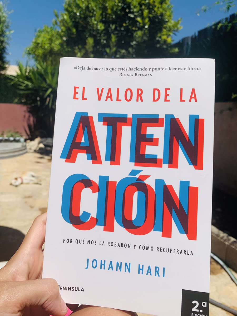 Fantástico libro “el valor de la atención” de <a href="/johannhari101/">Johann Hari</a> En el se aborda la crisis de atención que padecemos como individuos y como sociedad y nos da importantes herramientas para gestionarla y sacar lo mejor de cada uno #atención #rendimiento #superación #concentración