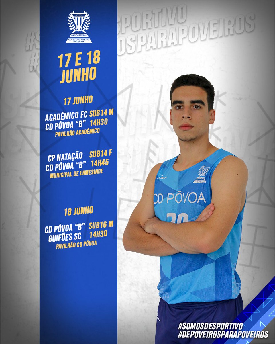 🏀 Confere a nossa atividade para este fim de semana!

#depoveirosparapoveiros
#somosdesportivo