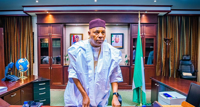 channelstv's tweet photo. Vice President Kashim Shettima on Friday apologised to Nigerian Muslims over his comments on the leadership contest in the National Assembly.

“I am a human who is bound to make mistakes, I therefore seek your forgiveness and God’s,” Shettima stated.

https://t.co/VQ0pPK2zBf https://t.co/qBorMUtoqi