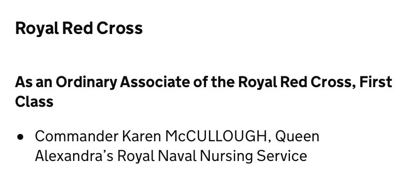 Huge congratulations Karen, due recognition of your inspirational leadership. A great ambassador for QARNNS