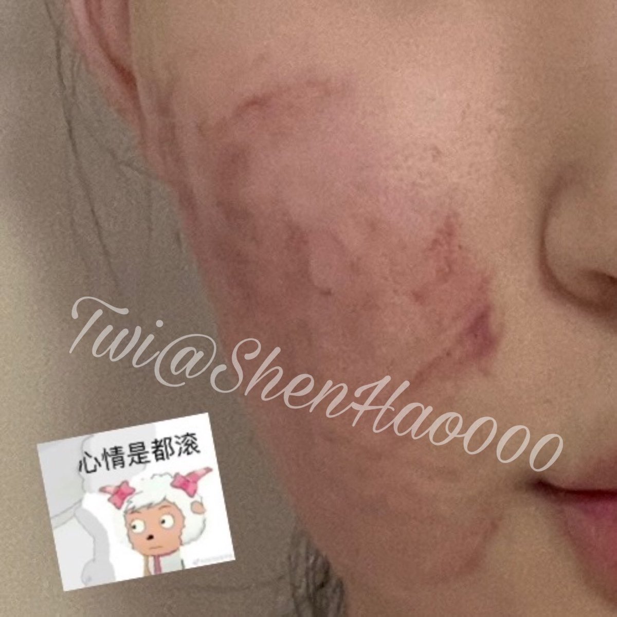 有一种被家暴了的美🌹 https://t.co/Kxl7IovySF