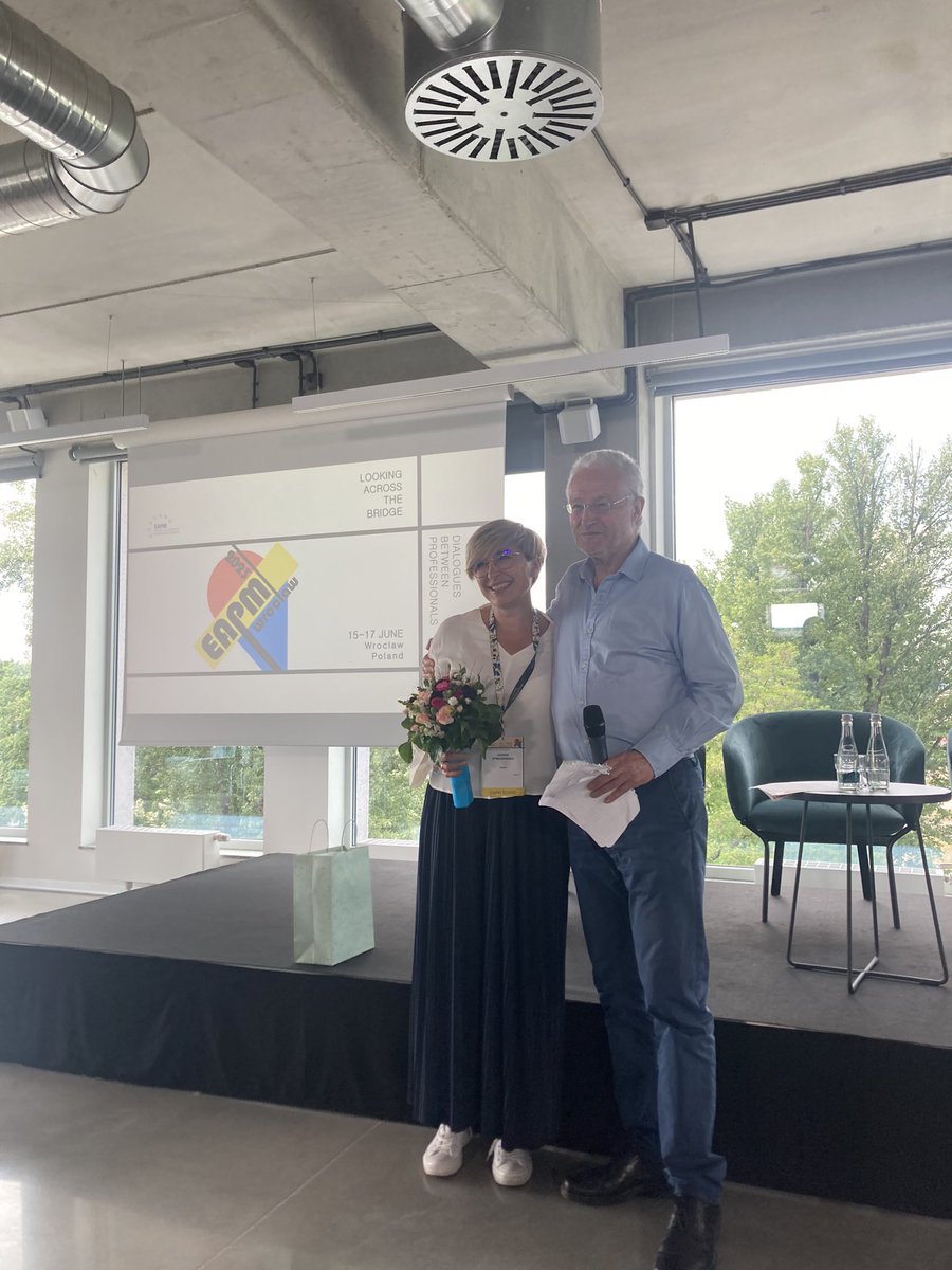 EAPM (@eapm_psych) on Twitter photo EAPM president <a href="/profmsharpe/">Michael Sharpe</a> and #eapm2023 conference president Prof. Joanna Rymaszewska at the closing ceremony. EAPM president <a href="/profmsharpe/">Michael Sharpe</a> and #eapm2023 conference president Prof. Joanna Rymaszewska at the closing ceremony.
