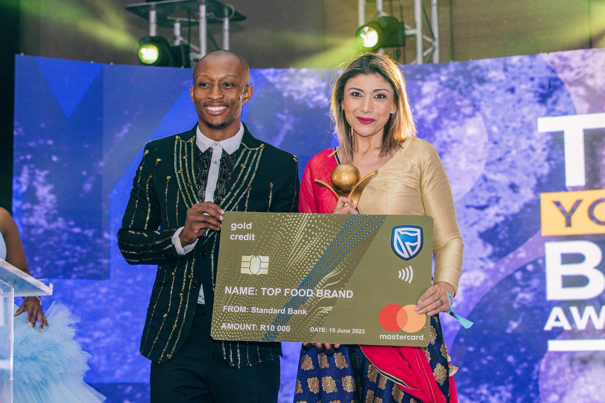 <a href="/thelazymakoti/">The Lazy Makoti</a> won the Top Food youth-owned brand award.

@sadika_fakir receives the awards on her behalf. 

Congratulations to The Lazy Makoti 🔥💯🎉

#Top16YOBA #YouthExcellence #FOYOB23 #SBLove
