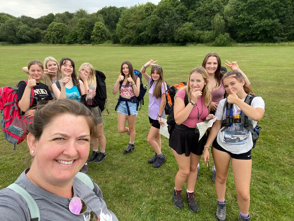 Our groups are off into the countryside on their practice walks, armed with a map, compass and all of their knowledge from the morning sessions. @DofENorth @thornleigh #thesegirlscan #thornleighcamp2023