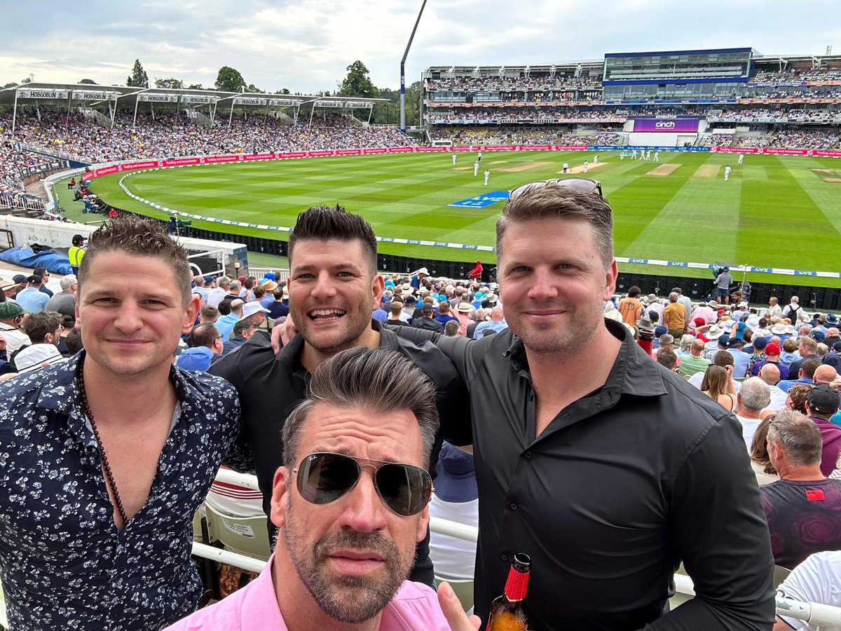 #Ashes2023  with <a href="/LeeMcQueen/">Lee McQueen</a>