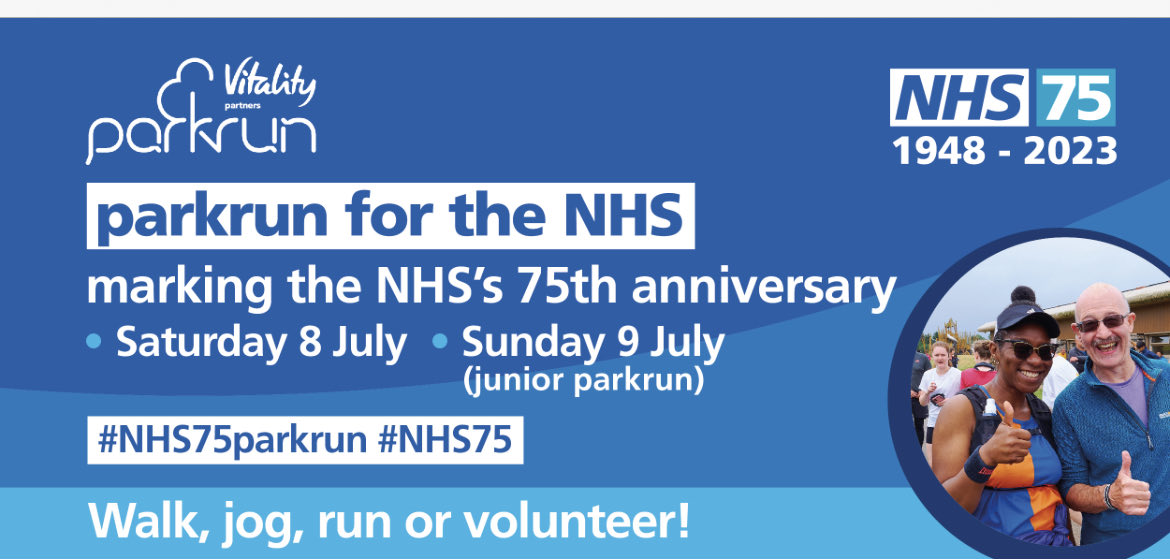 Looking forward to a joining #HampsteadHeath for #NHS75parkrun Lots of options to join in, run, walk, marshal 🏃‍♀️ 🏃‍♀️ 🏃‍♂️ ⭐️