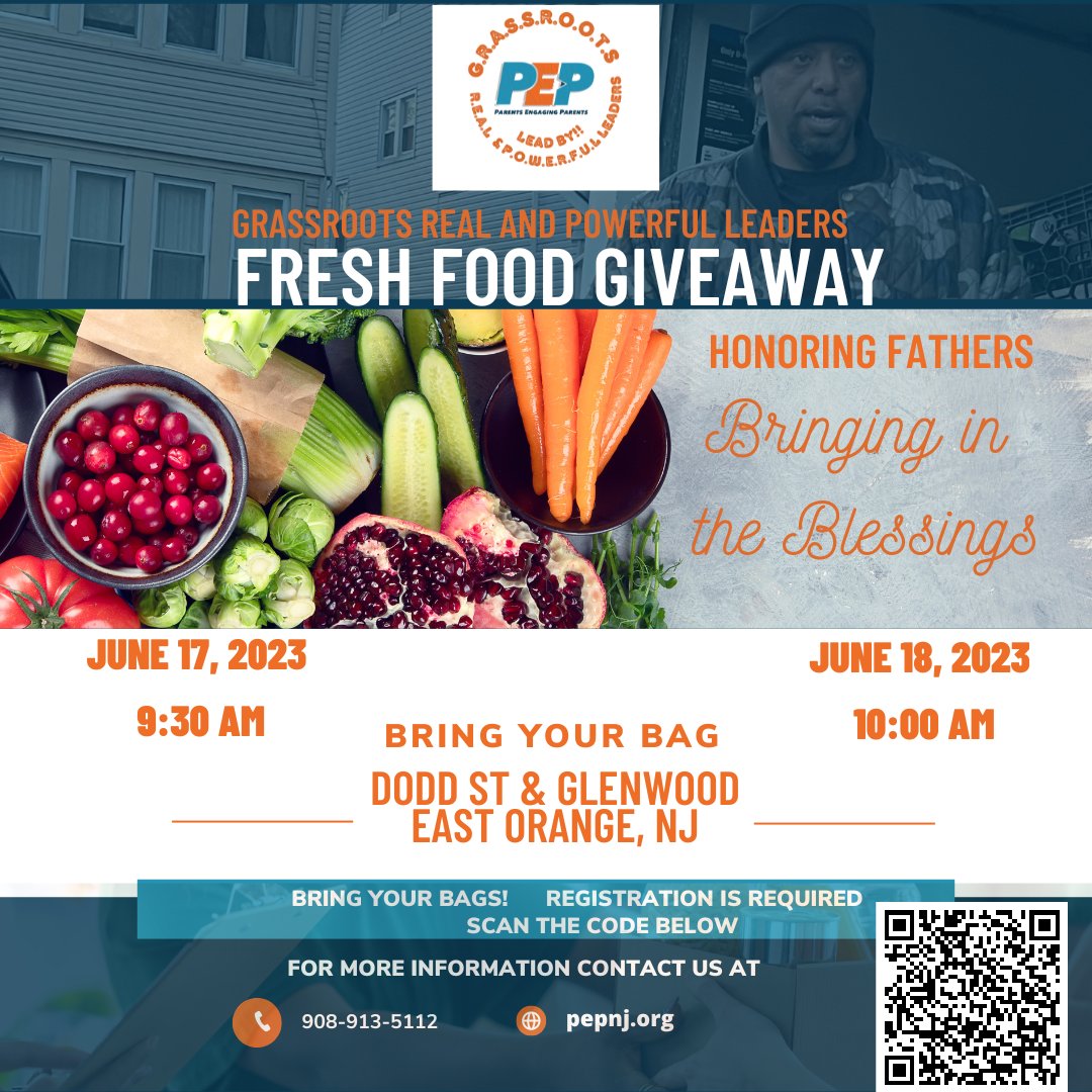 abfrazier's tweet photo. PEPNJ GRASSROOTS REAL &amp; POWERFUL LEADERS are Bringing in the Blessings! Join us while supplies last today 9:30 am !  Tomorrow 10 am! Tap the link or scan the code to register!   https://t.co/qRrLng0CID https://t.co/TCara941Bo