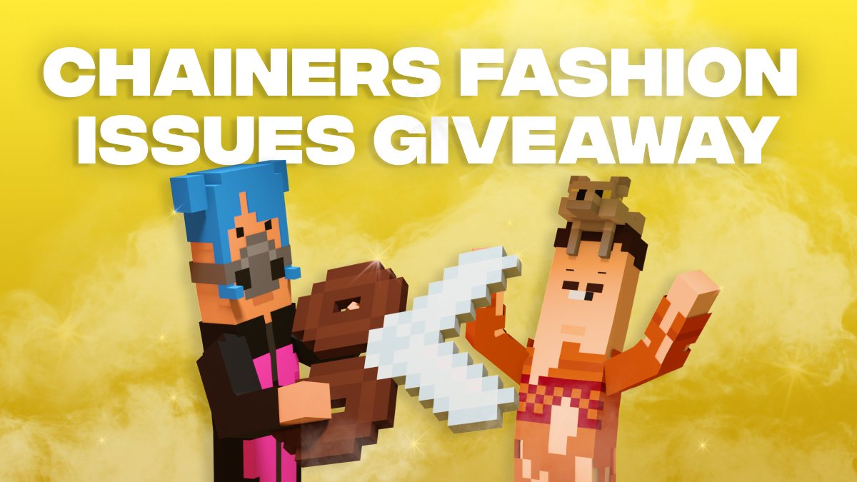 Fashion is #Chainers Profession! 👘✂️

Wanna 1000 #FRI 🍟 + Epic Item for a very simple task? Definitely! 🥳

Enter 👉 gleam.io/competitions/K…

The release of Shop 🛍 has never been so close, so stock up on FRІ! 🤫