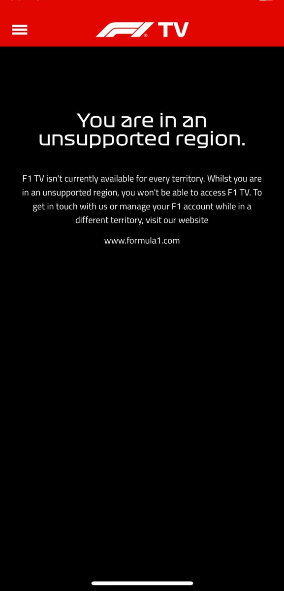 LPBPhotographer's tweet image. Come on @F1 I'm just on vacation and Puerto Rico is U.S. territory. #fixtheissue