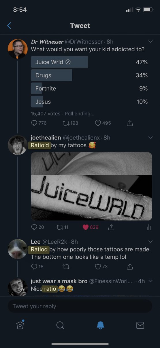 joethealiensoon's tweet photo. @Reachworldd I ratio’d his ass 😈 https://t.co/leujIoyHpe