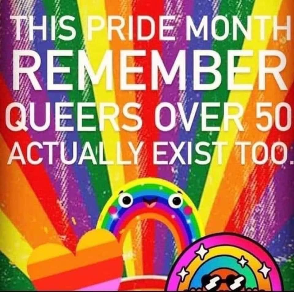 LOL! Don’t forget us! Happy Pride 2023! #happypridemonth🌈 #gaypride #lesbianpride #transpride #bipride #queerpride #nonbinarypride #loveislove #stopthehate #equality #straightally