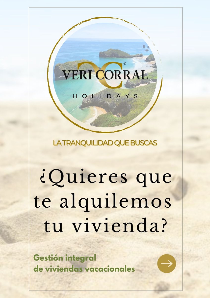 🏖🏡¿Quieres que te alquilemos tu vivienda?
.
Contactanos 985 40 15 15
.
La tranquilidad que buscas.
.
Gestión integral de viviendas vacacionales
.
#alquiler #alquilervacacional #Asturias #nortedeespaña #vericorral