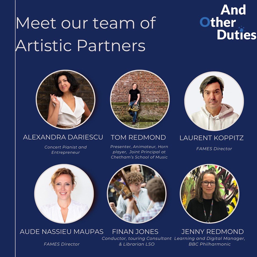 Alexandra Dariescu (@alexdariescu) on Twitter photo New beginnings 🎶 Thrilled to join my gorgeous friends <a href="/Timothy_Redmond/">Tim Redmond</a> & <a href="/KarenNiBhroin/">Karen Ní Bhroin</a> in their new initiative <a href="/AndOtherDuties/">AndOtherDuties</a> as an Artistic Partner. See you at <a href="/Chethams/">Chetham's School of Music</a> to work with lots of exciting young conductors this summer! New beginnings 🎶 Thrilled to join my gorgeous friends <a href="/Timothy_Redmond/">Tim Redmond</a> & <a href="/KarenNiBhroin/">Karen Ní Bhroin</a> in their new initiative <a href="/AndOtherDuties/">AndOtherDuties</a> as an Artistic Partner. See you at <a href="/Chethams/">Chetham's School of Music</a> to work with lots of exciting young conductors this summer!