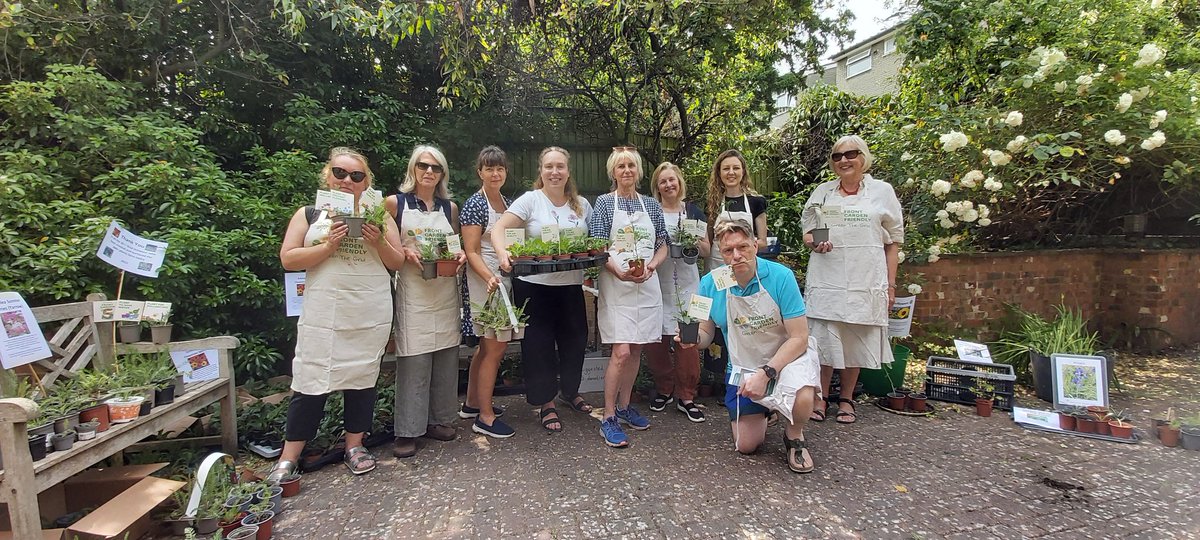 GreenTheGrid's tweet photo. We're just about ready for today's #GreatBigGreenWeek Plant Giveaway; at @stbarnabasUK from 12 noon. Entrance from Merton Road - follow the signs! Hope to see you there@ #SouthfieldsGrid #urbangardening https://t.co/pEeXQKGW0K