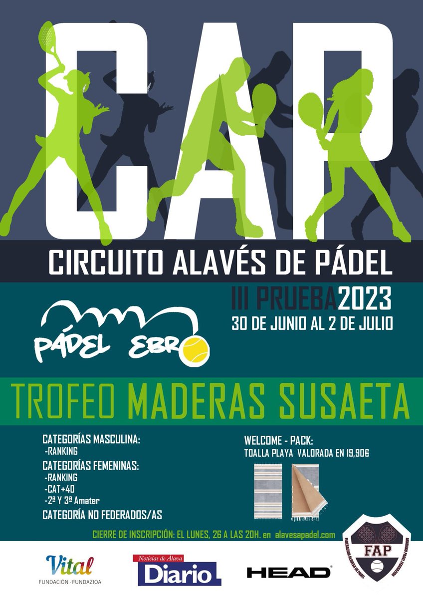 Federación Alavesa de Padel tweet media